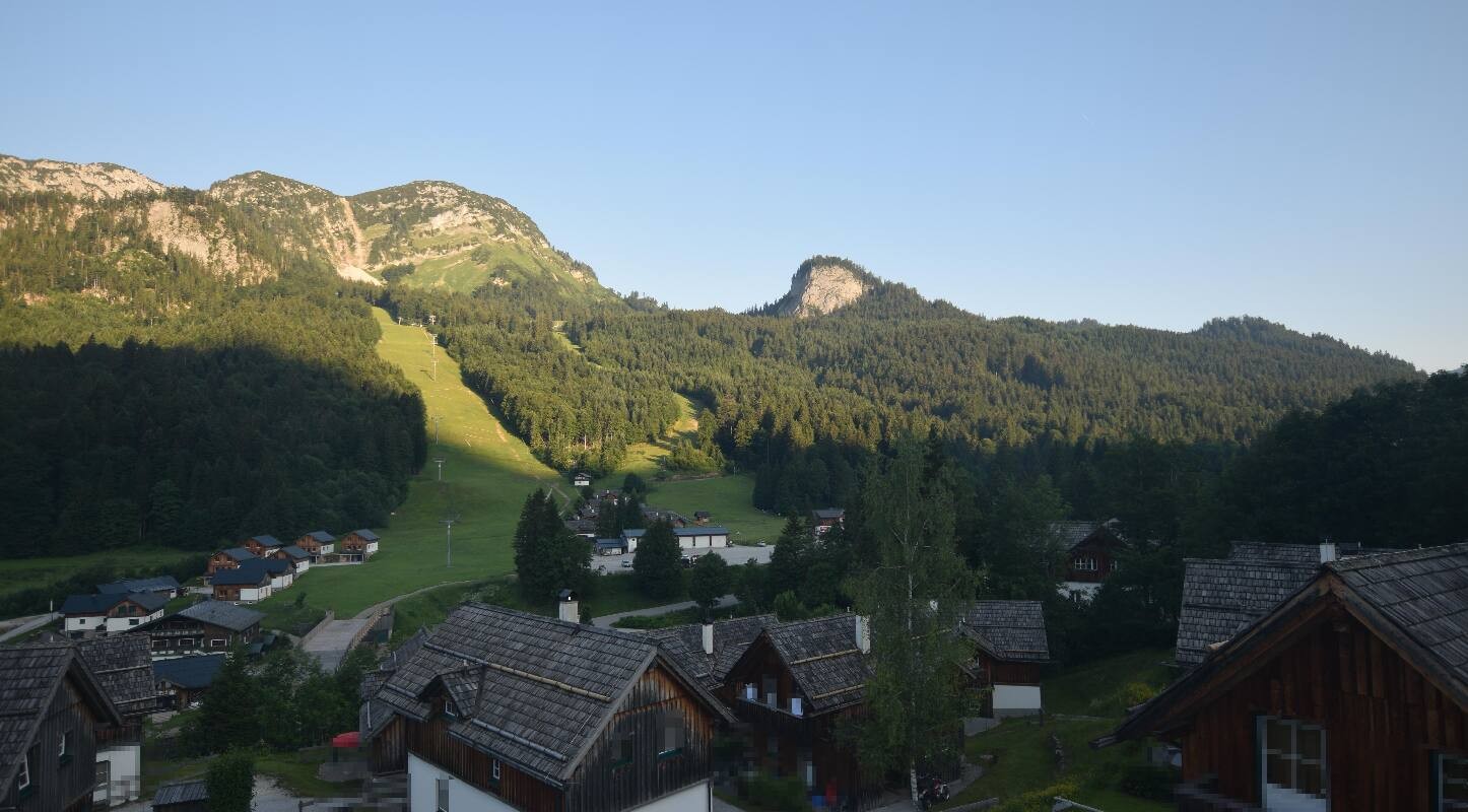Archiv Foto Webcam Loser Altaussee - Sesselbahn Sandling-Jet