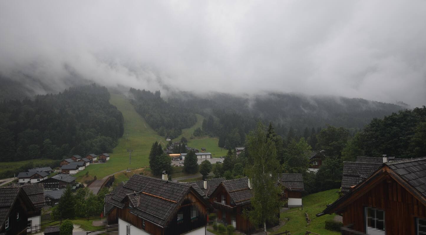 Archiv Foto Webcam Loser Altaussee - Sesselbahn Sandling-Jet