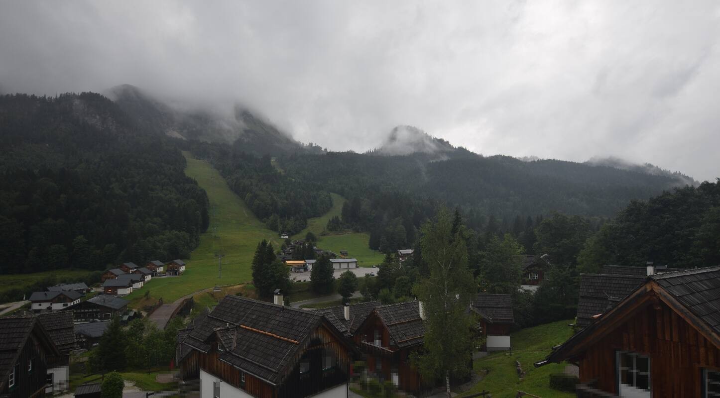 Archiv Foto Webcam Loser Altaussee - Sesselbahn Sandling-Jet