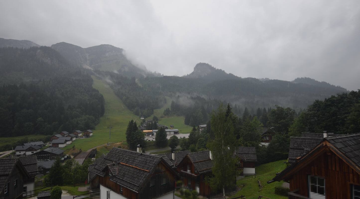 Archiv Foto Webcam Loser Altaussee - Sesselbahn Sandling-Jet