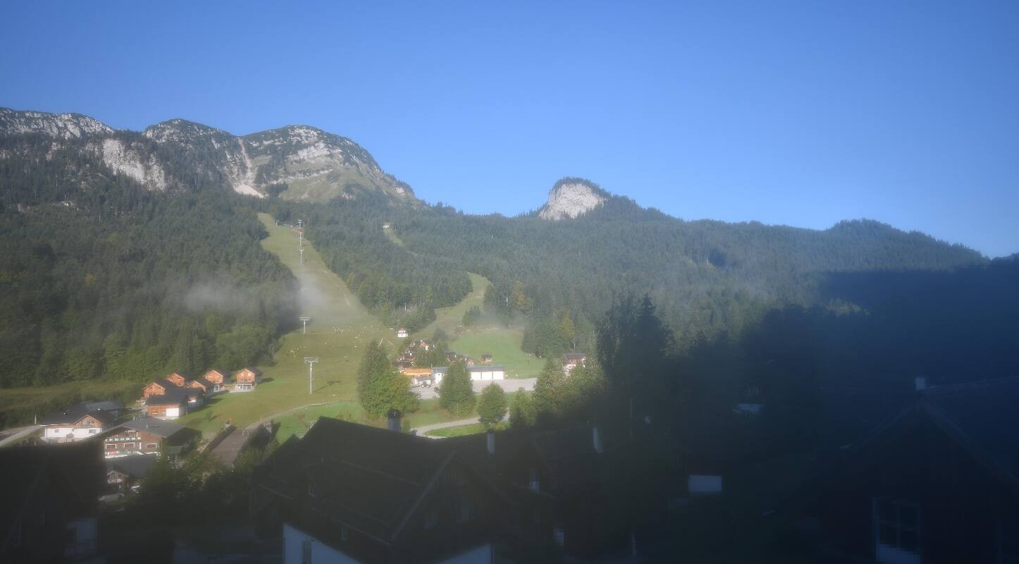Archiv Foto Webcam Loser Altaussee - Sesselbahn Sandling-Jet