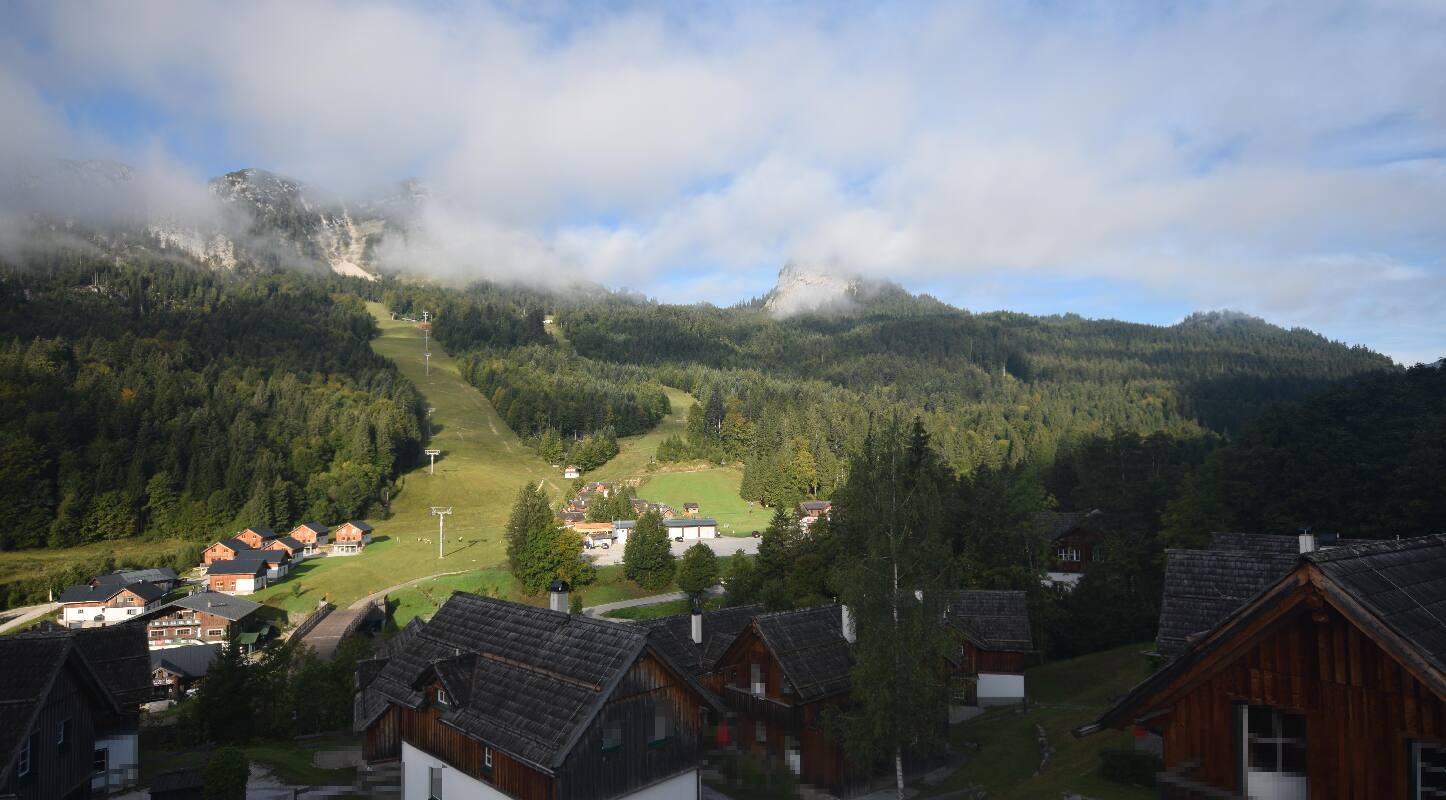 Archiv Foto Webcam Loser Altaussee - Sesselbahn Sandling-Jet