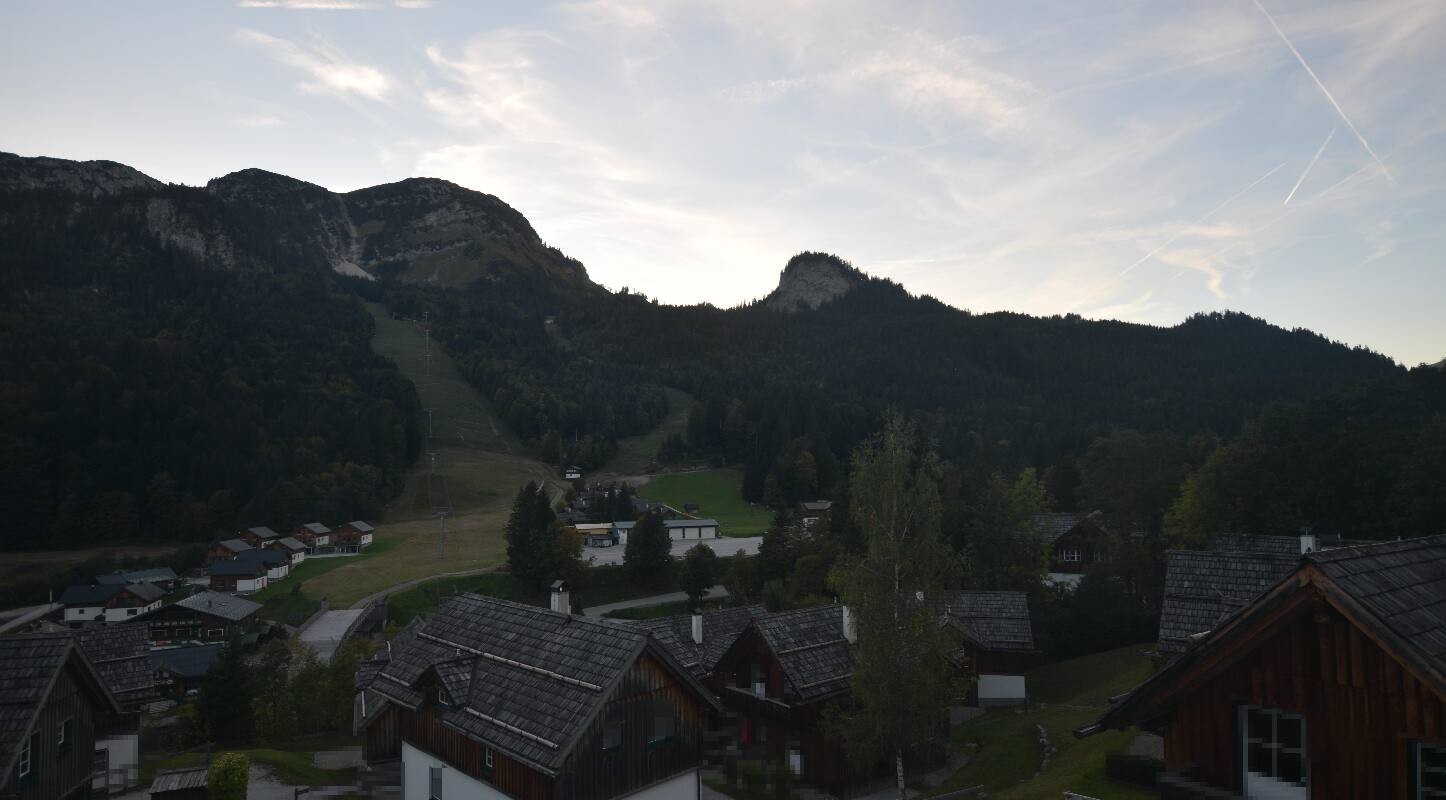 Archiv Foto Webcam Loser Altaussee - Sesselbahn Sandling-Jet