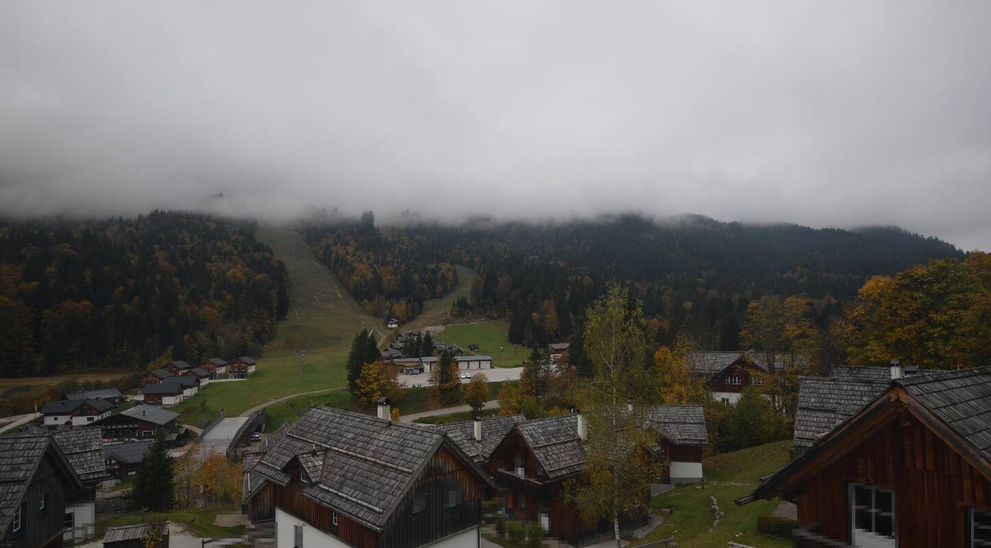 Archiv Foto Webcam Loser Altaussee - Sesselbahn Sandling-Jet
