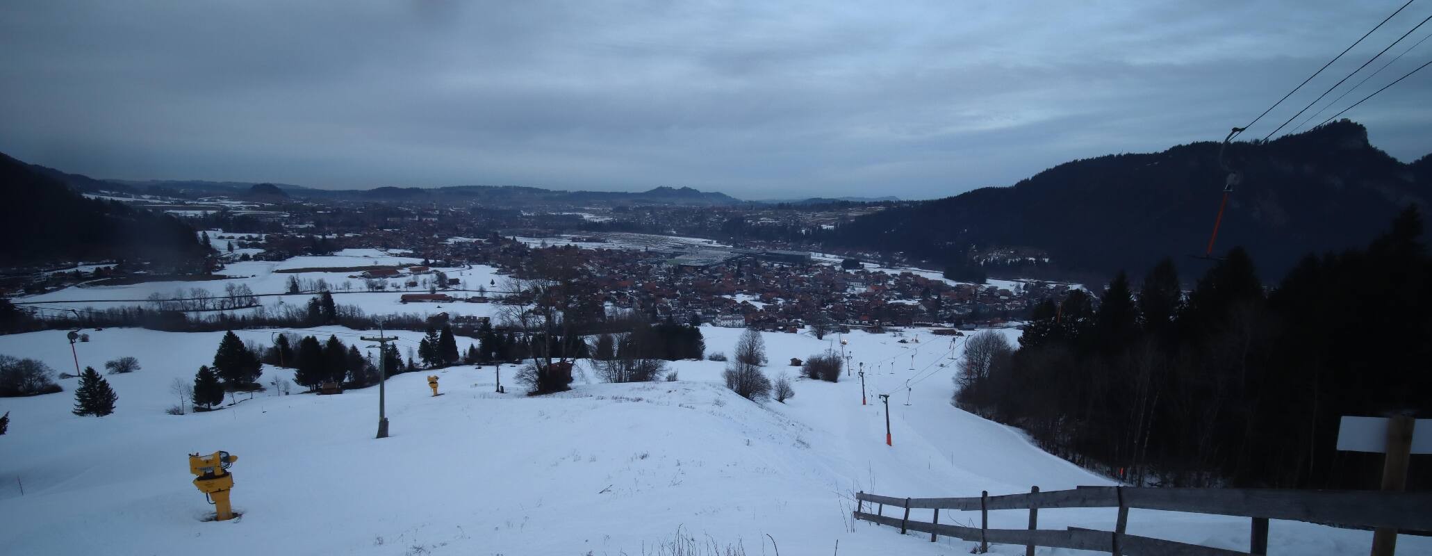 Archived image Webcam Pfronten - View Ski Resort