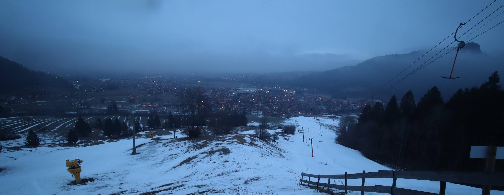Archived image Webcam Pfronten - View Ski Resort
