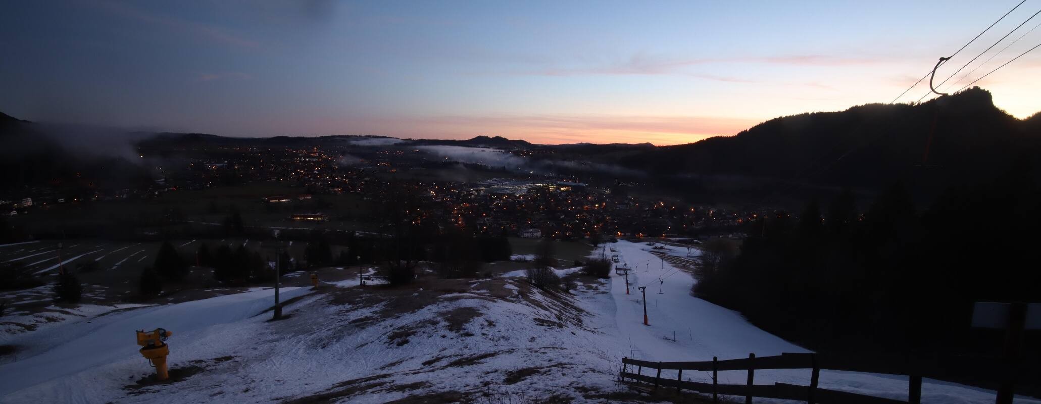 Archived image Webcam Pfronten - View Ski Resort