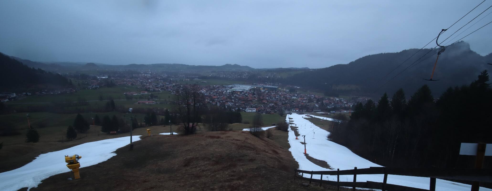 Archived image Webcam Pfronten - View Ski Resort