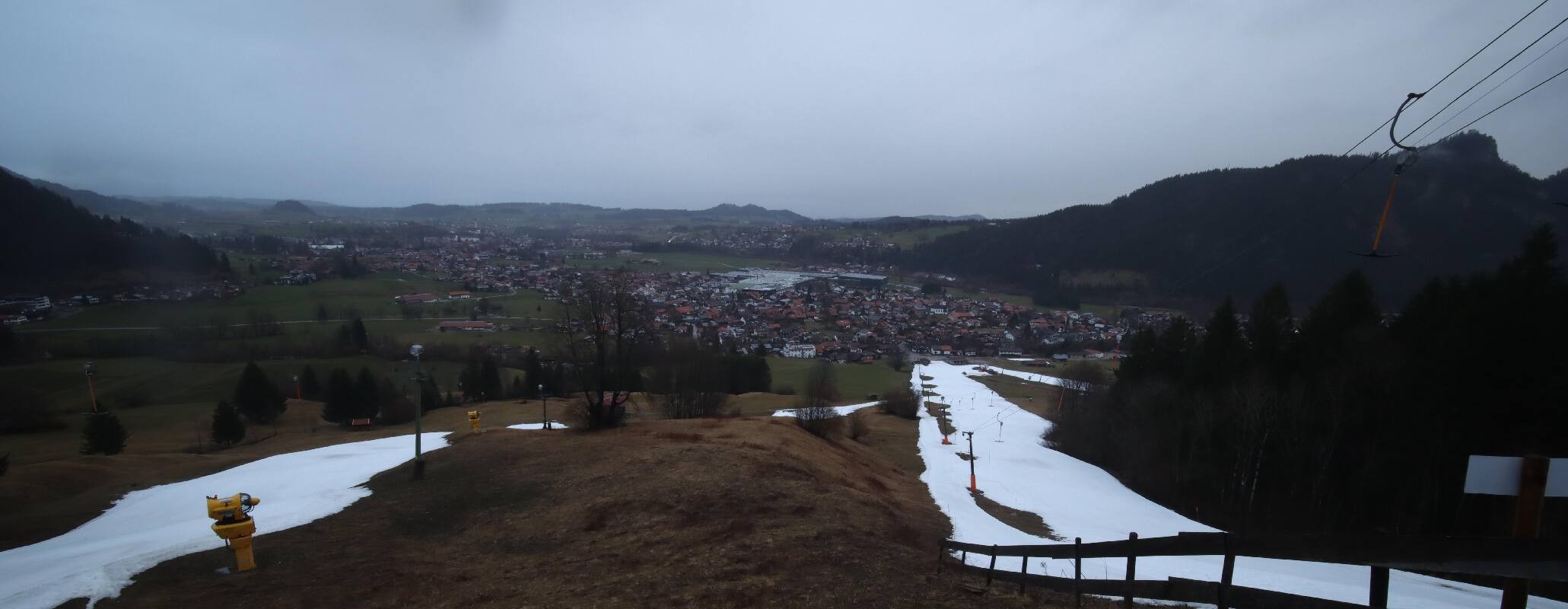 Archived image Webcam Pfronten - View Ski Resort