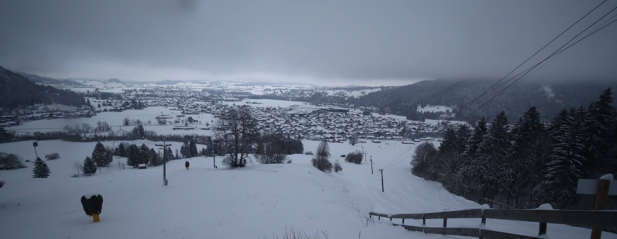Archived image Webcam Pfronten - View Ski Resort