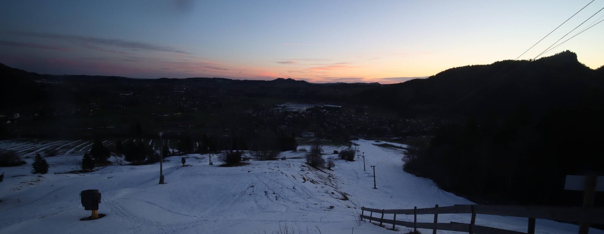 Archived image Webcam Pfronten - View Ski Resort