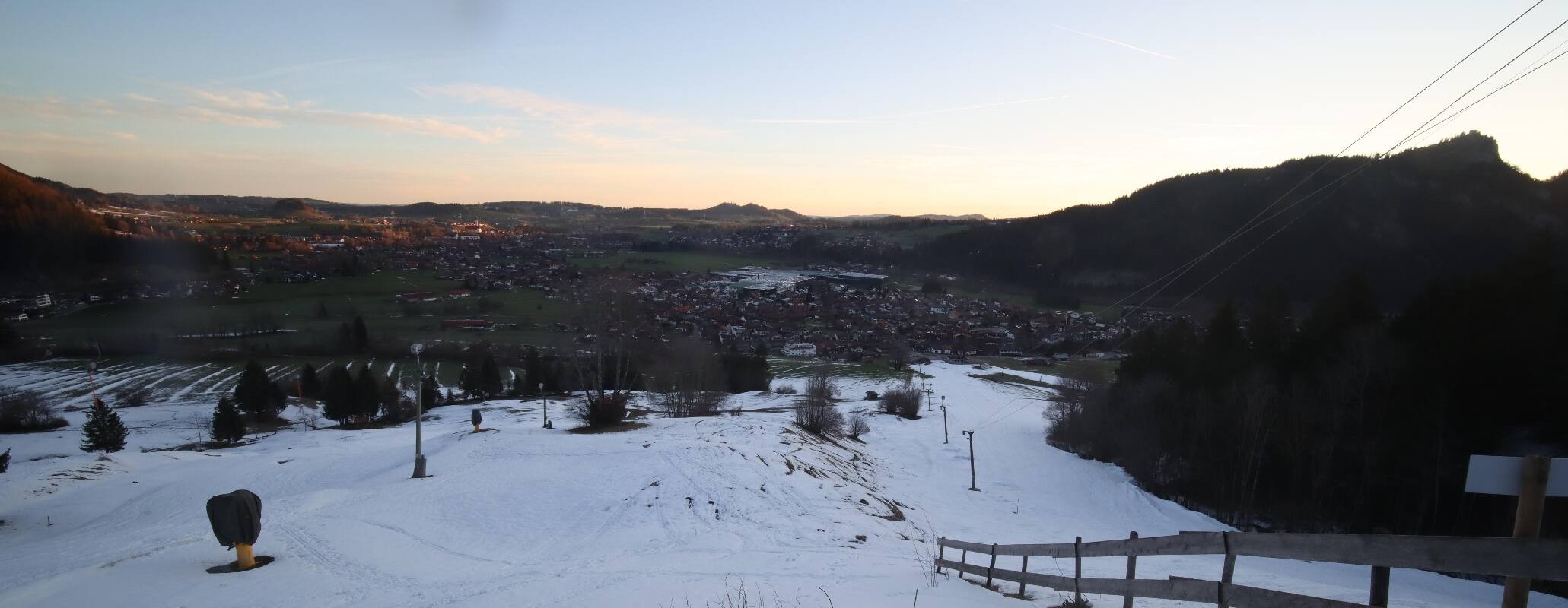 Archived image Webcam Pfronten - View Ski Resort