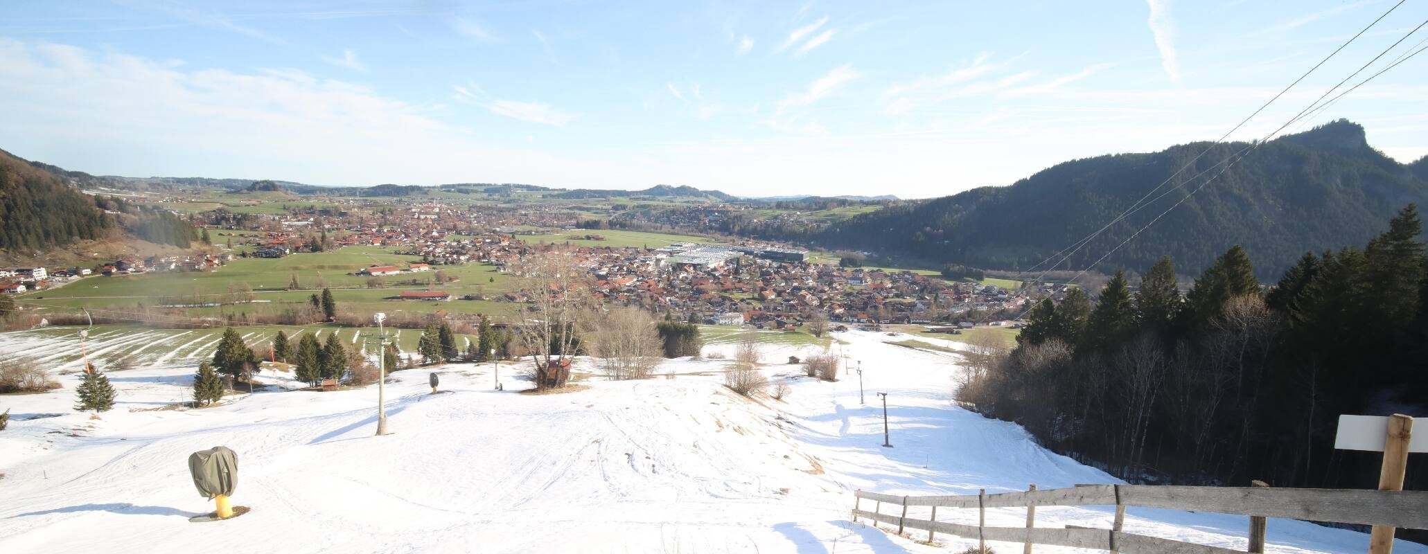 Archived image Webcam Pfronten - View Ski Resort