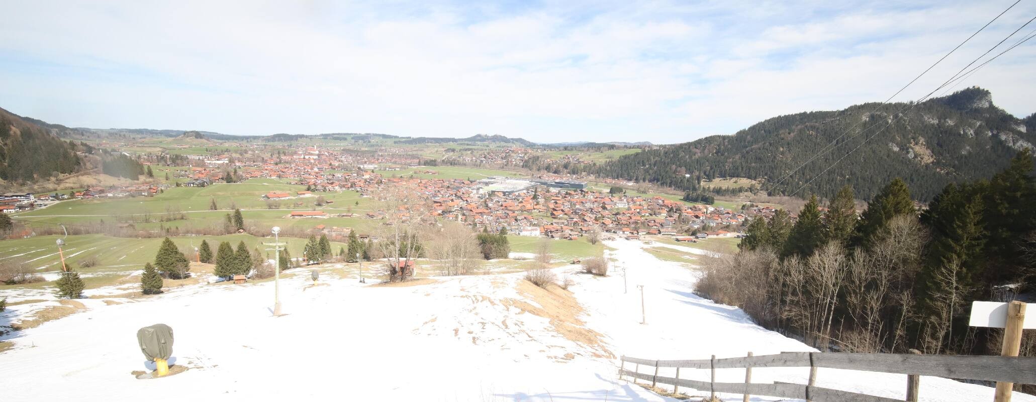 Archived image Webcam Pfronten - View Ski Resort