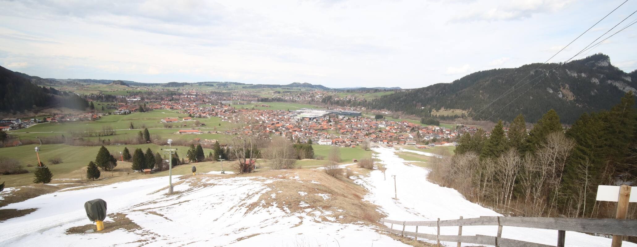 Archived image Webcam Pfronten - View Ski Resort