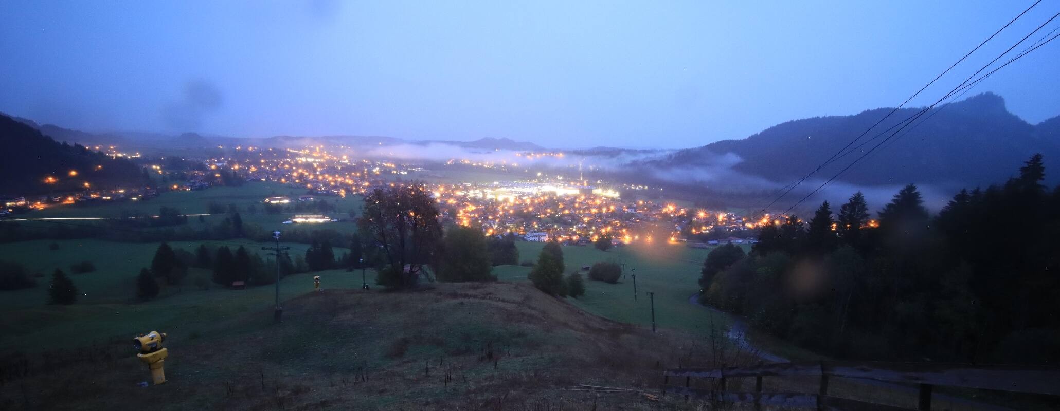 Archived image Webcam Pfronten - View Ski Resort