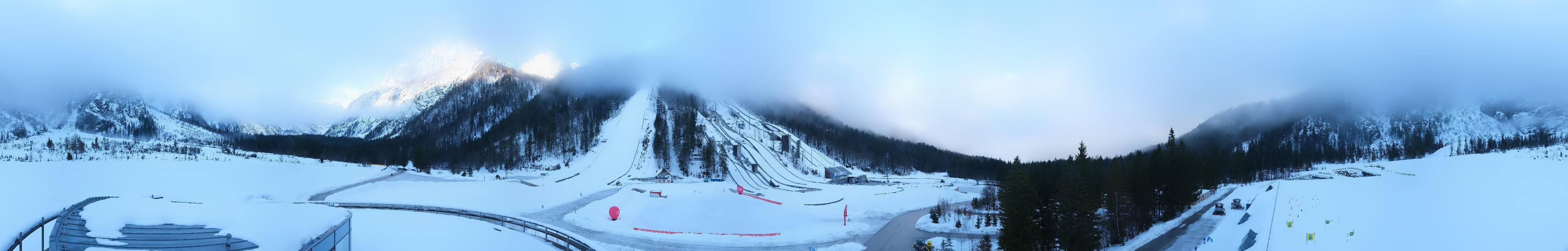 Archiv Foto Webcam Nordisches Zentrum Planica