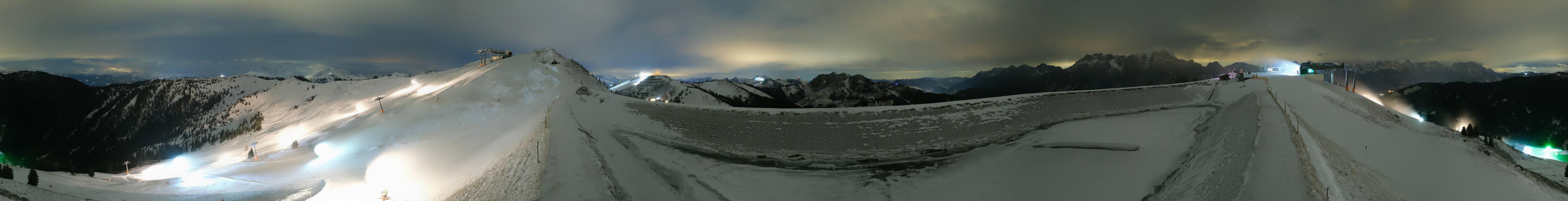 Archiv Foto Webcam Leogang - Ausblick vom Großen Asitz