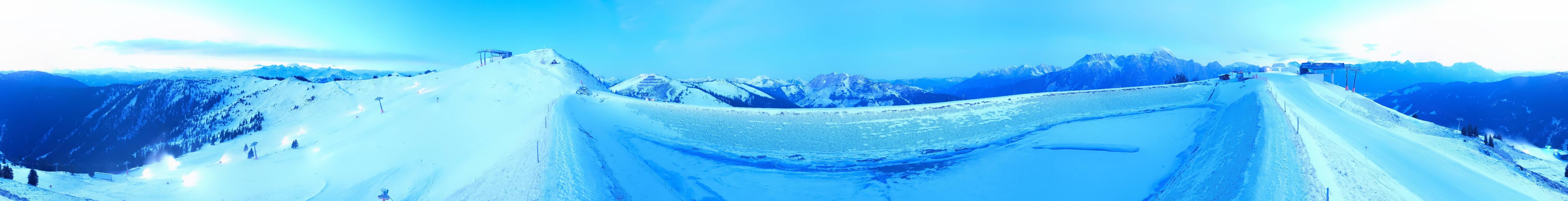 Archiv Foto Webcam Leogang - Ausblick vom Großen Asitz