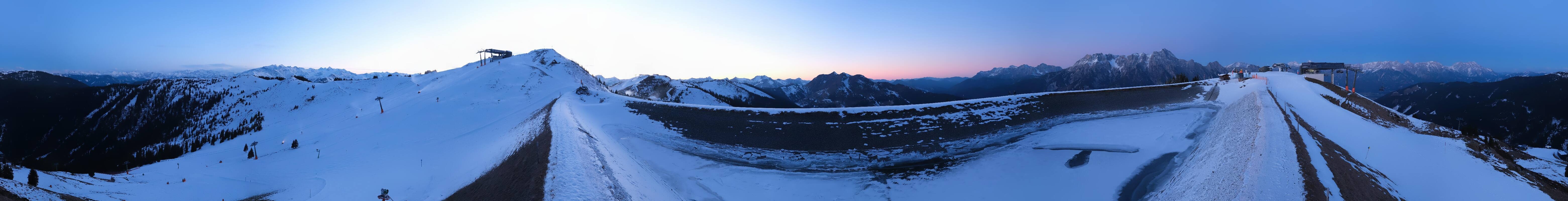 Archiv Foto Webcam Leogang - Ausblick vom Großen Asitz