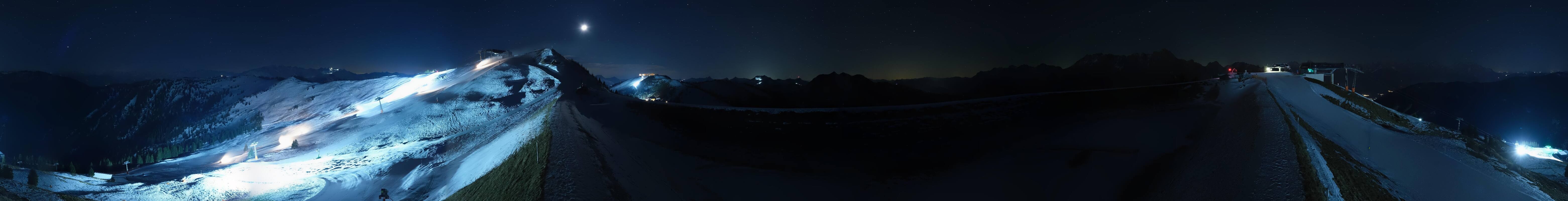 Archiv Foto Webcam Leogang - Ausblick vom Großen Asitz