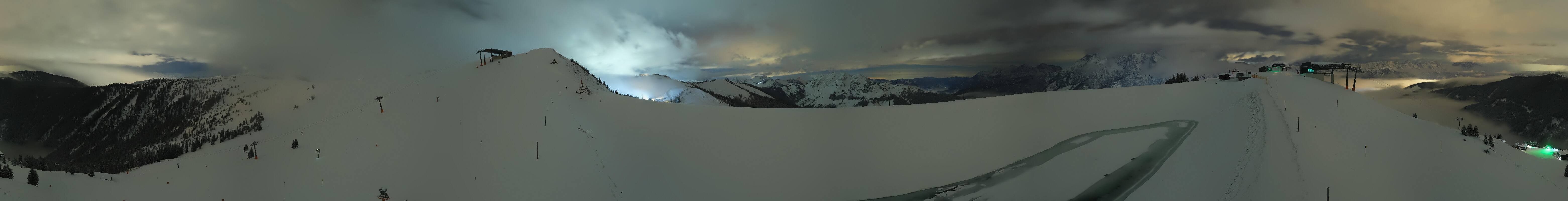 Archiv Foto Webcam Leogang - Ausblick vom Großen Asitz