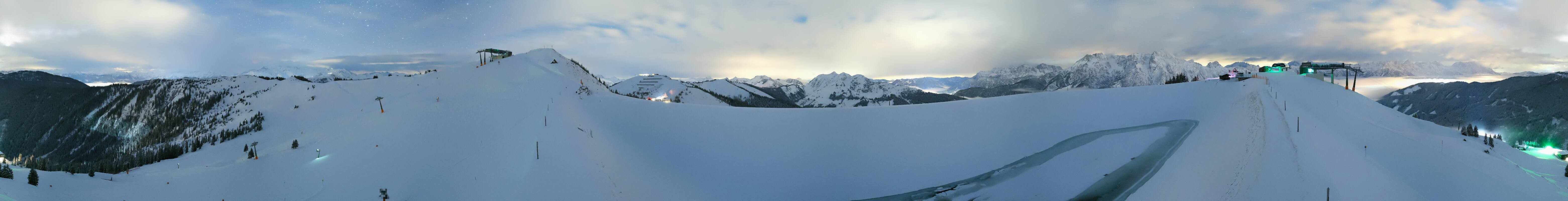 Archiv Foto Webcam Leogang - Ausblick vom Großen Asitz