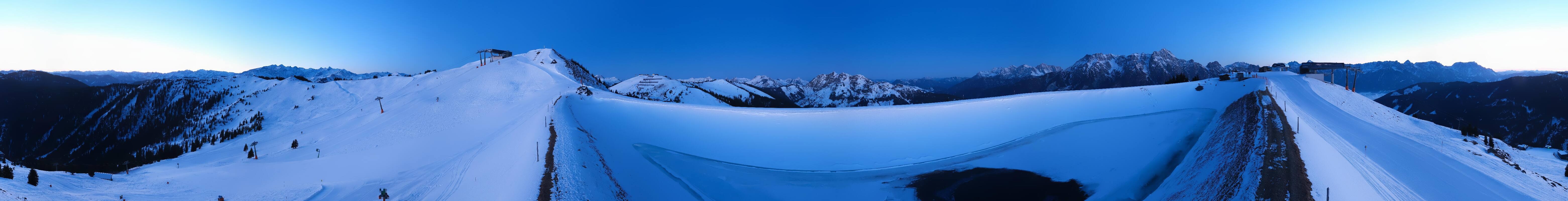 Archived image Webcam Leogang - View from Großer Asitz