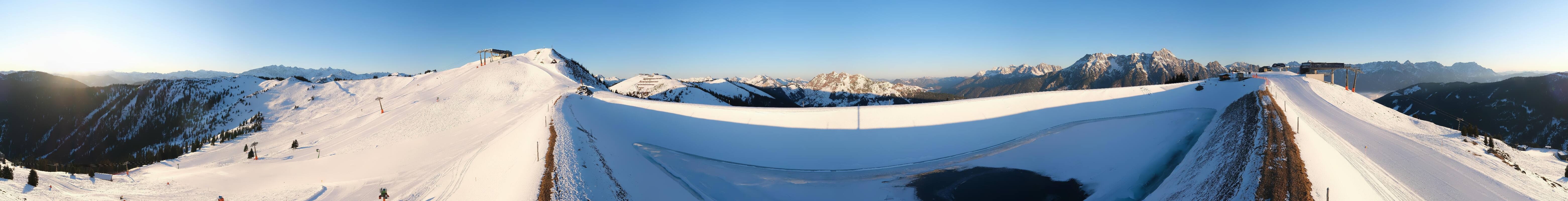 Archived image Webcam Leogang - View from Großer Asitz