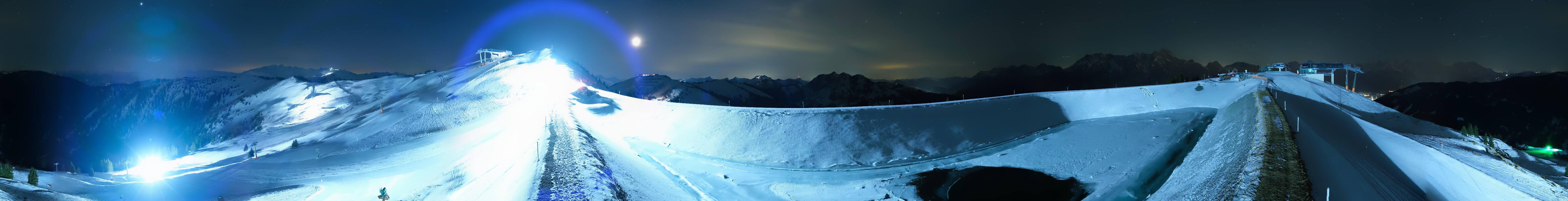 Archived image Webcam Leogang - View from Großer Asitz