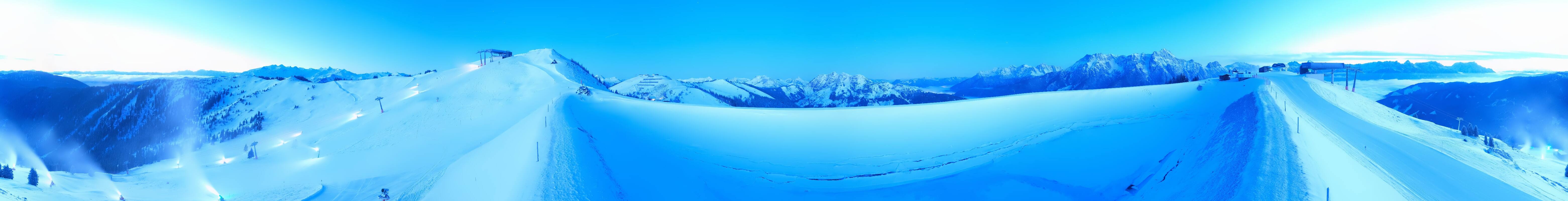 Archived image Webcam Leogang - View from Großer Asitz