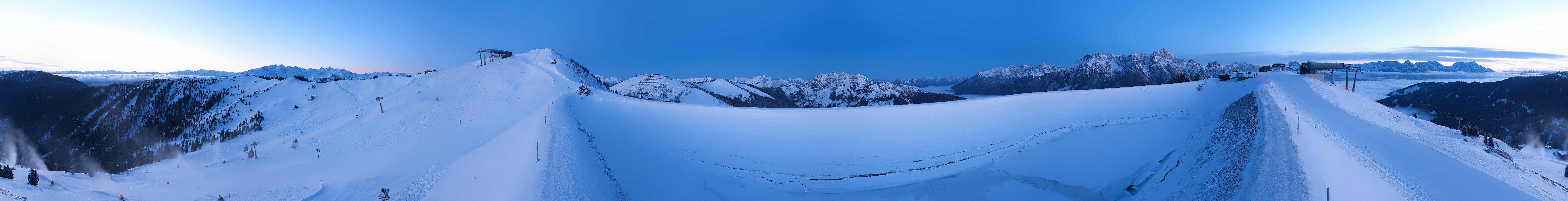 Archived image Webcam Leogang - View from Großer Asitz
