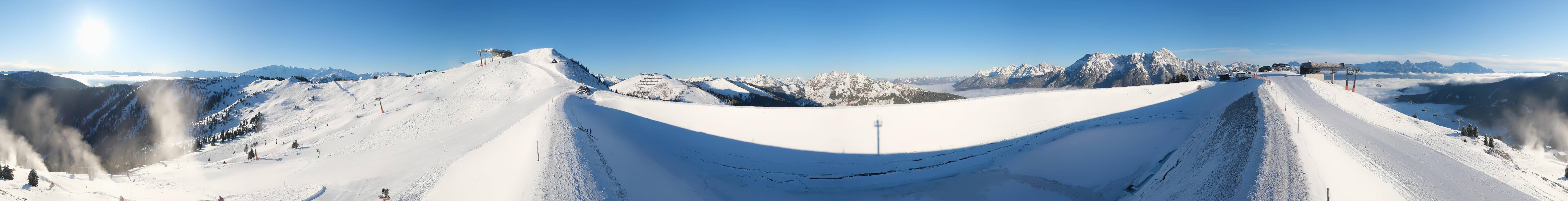 Archived image Webcam Leogang - View from Großer Asitz
