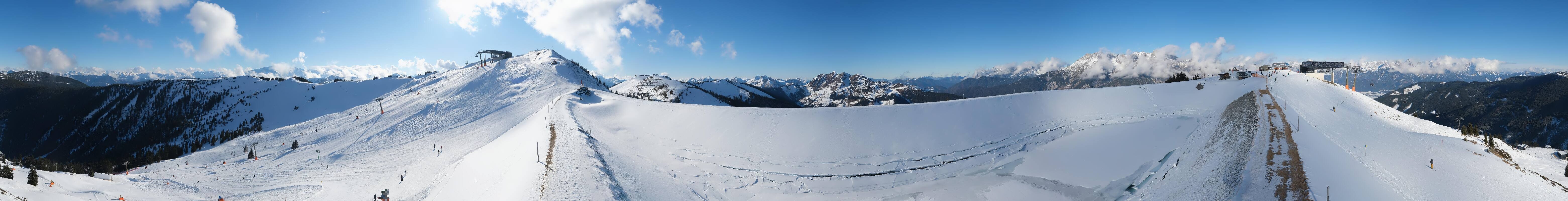 Archived image Webcam Leogang - View from Großer Asitz