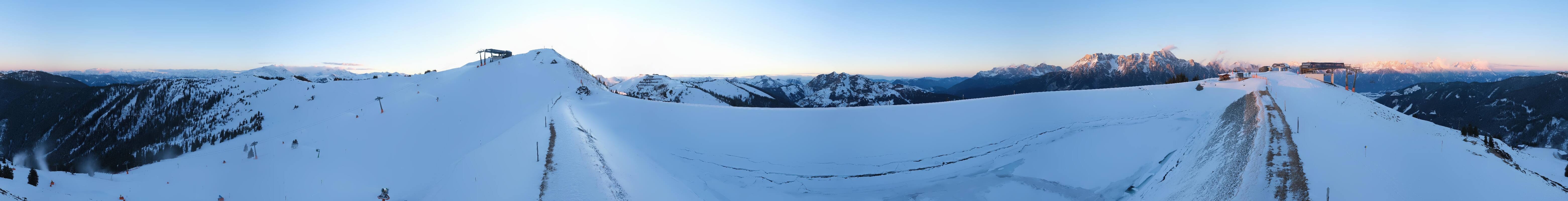 Archived image Webcam Leogang - View from Großer Asitz