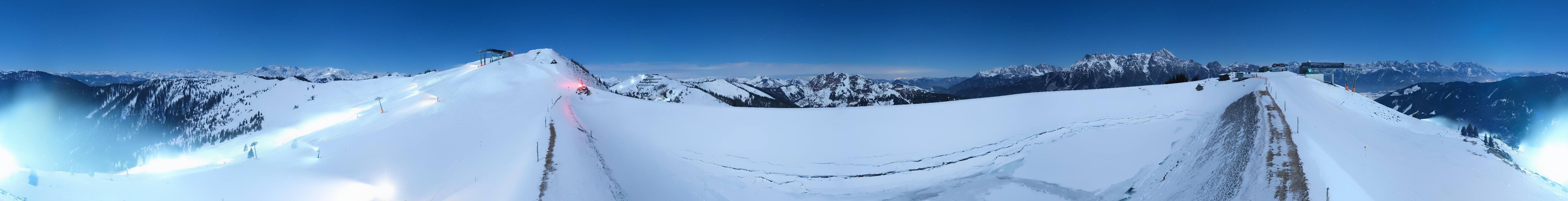 Archiv Foto Webcam Leogang - Ausblick vom Großen Asitz