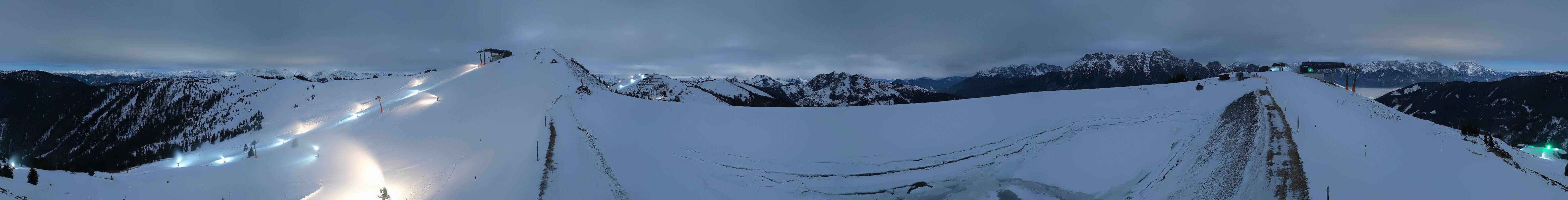 Archiv Foto Webcam Leogang - Ausblick vom Großen Asitz