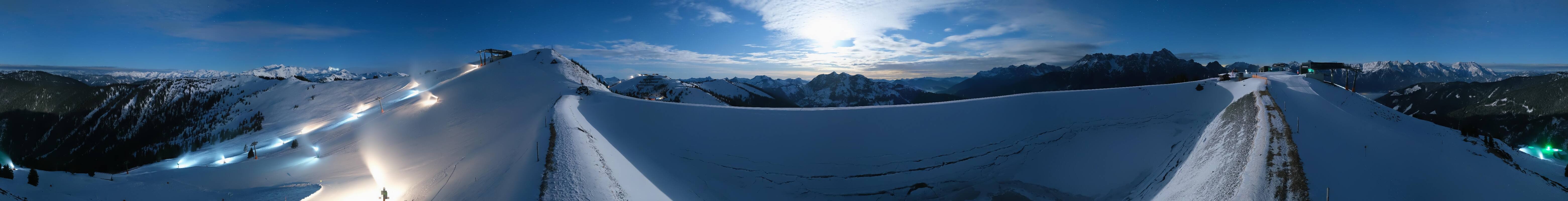 Archiv Foto Webcam Leogang - Ausblick vom Großen Asitz