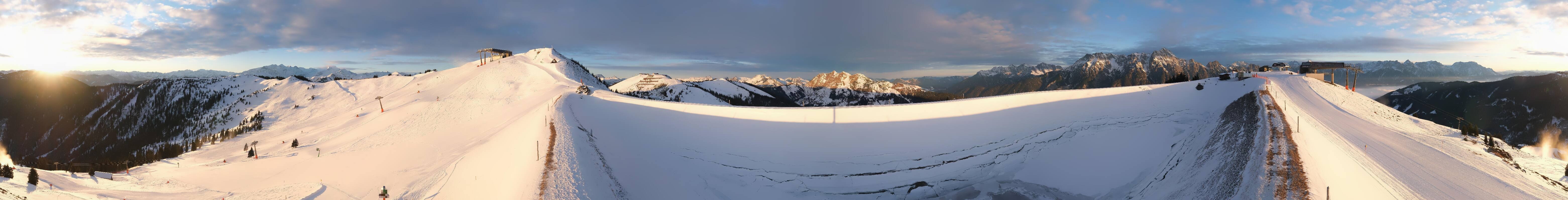 Archiv Foto Webcam Leogang - Ausblick vom Großen Asitz