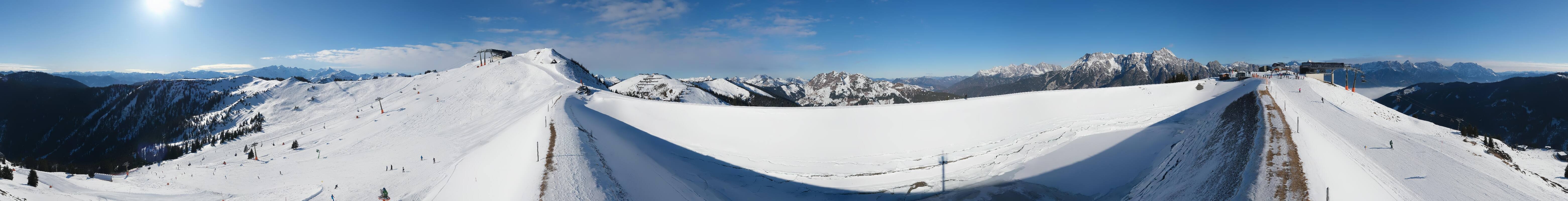 Archiv Foto Webcam Leogang - Ausblick vom Großen Asitz