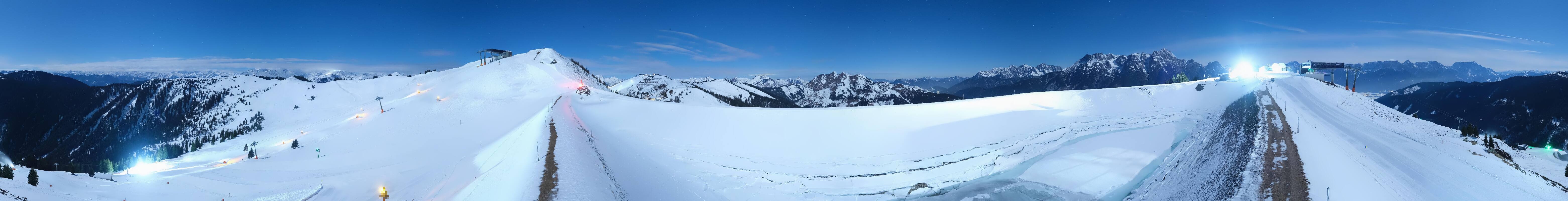 Archiv Foto Webcam Leogang - Ausblick vom Großen Asitz