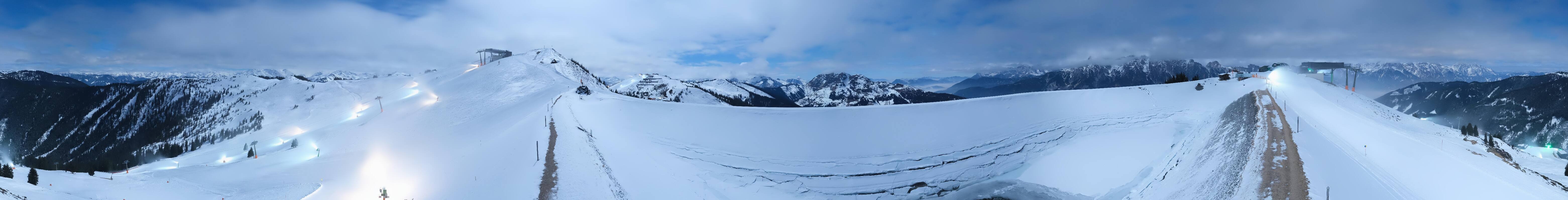 Archiv Foto Webcam Leogang - Ausblick vom Großen Asitz