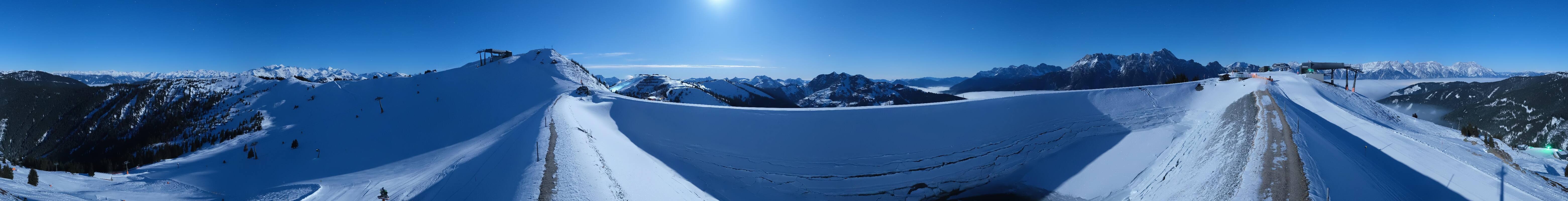 Archiv Foto Webcam Leogang - Ausblick vom Großen Asitz