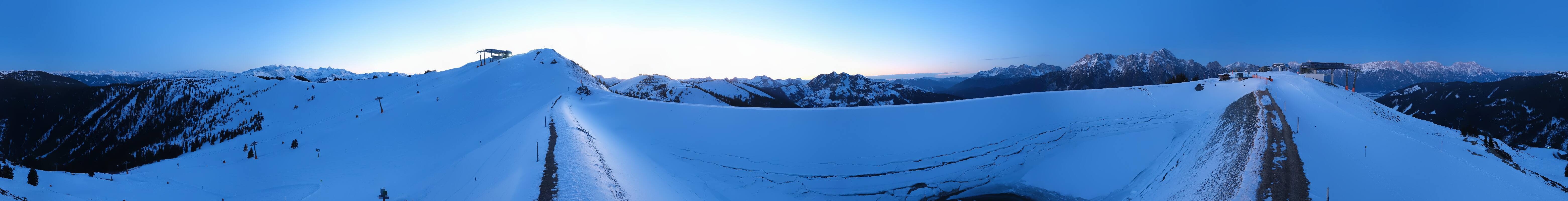 Archived image Webcam Leogang - View from Großer Asitz