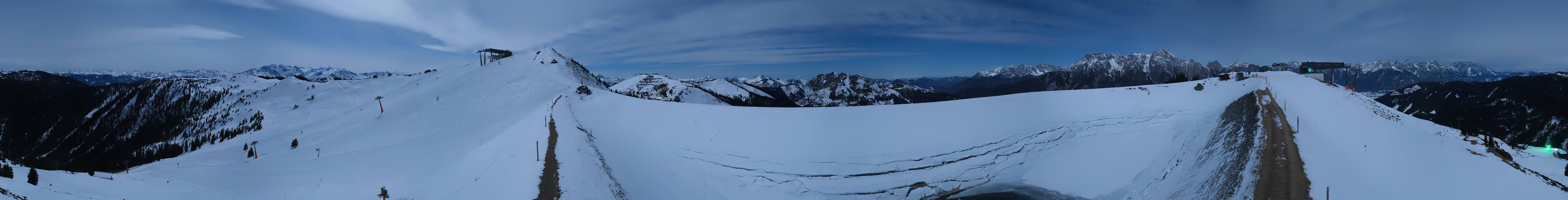 Archiv Foto Webcam Leogang - Ausblick vom Großen Asitz