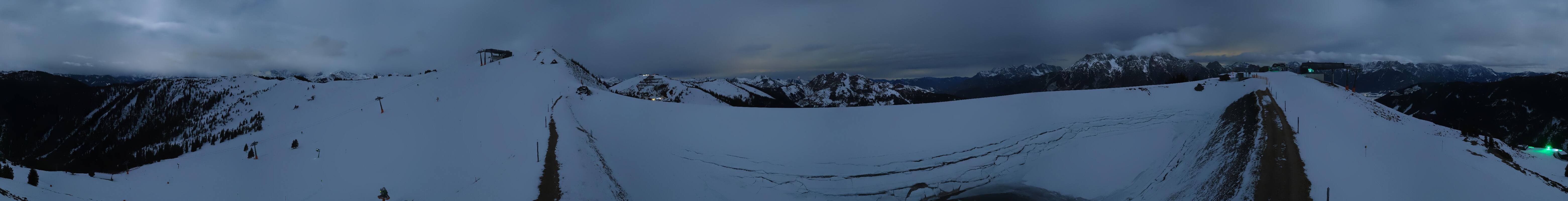 Archiv Foto Webcam Leogang - Ausblick vom Großen Asitz