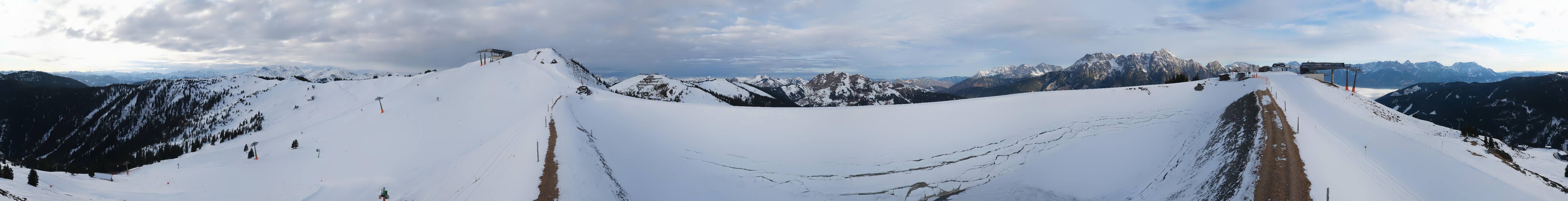 Archiv Foto Webcam Leogang - Ausblick vom Großen Asitz
