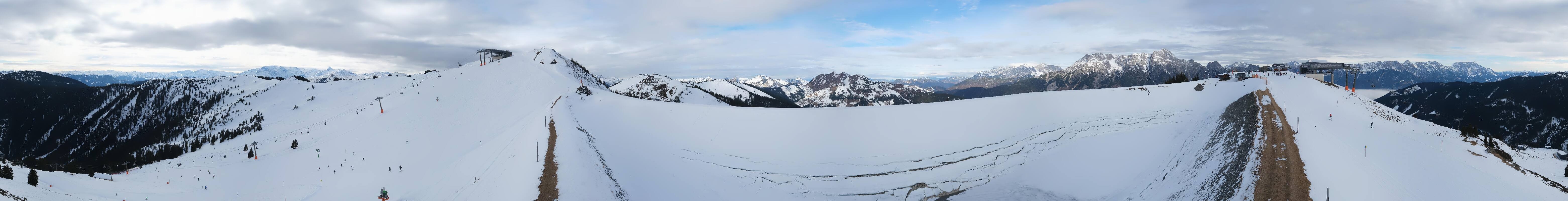 Archiv Foto Webcam Leogang - Ausblick vom Großen Asitz