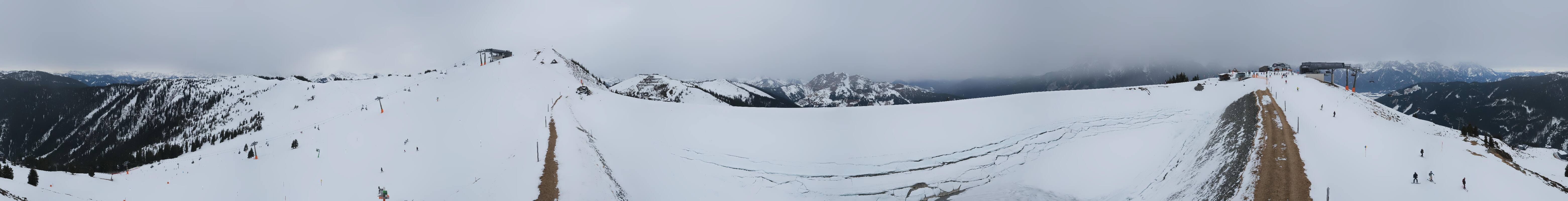 Archiv Foto Webcam Leogang - Ausblick vom Großen Asitz