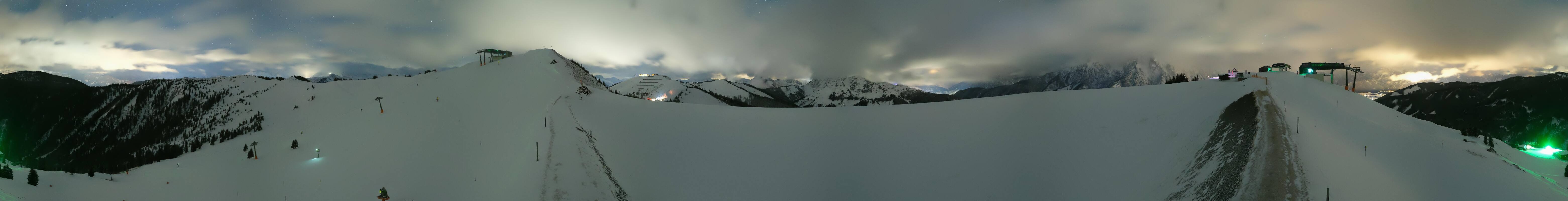 Archiv Foto Webcam Leogang - Ausblick vom Großen Asitz
